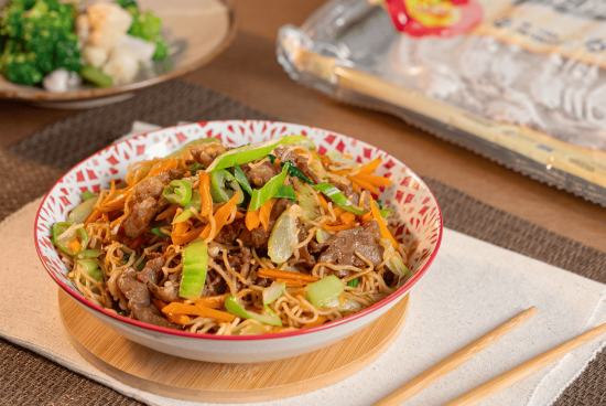 Beef Shabu Shabu Stir-Fry Noodles