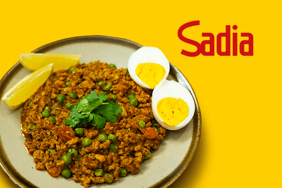Spiced Chicken Keema with Peas