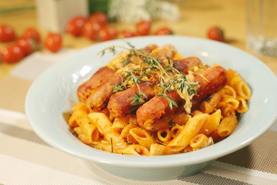 Spicy Penne Bake with Chicken Franks | Sadia Singapore