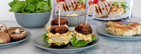 Grilled Portobello Mango Chicken Sliders | Sadia Singapore