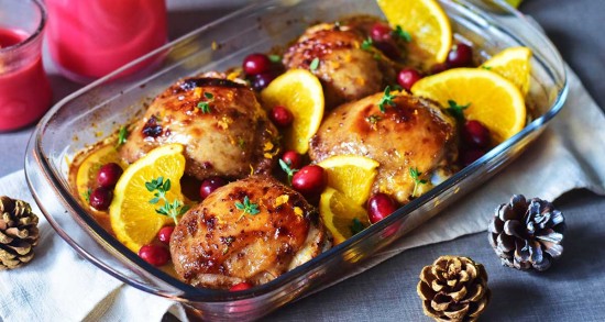 Orange Cranberry Chicken Thighs | Sadia Singapore