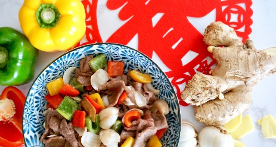 Stir-fried Beef With Fresh Lily Bulbs And Capsicum | Sadia Singapore